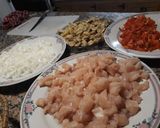 Foto del paso 1 de la receta: Arroz con pollo y champiñón🍗🍄
