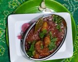 A picture of step 12 of Lasaniya Bataka sabji.