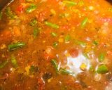 A picture of step 7 of Chipotle Black Bean Burger Soup 🥣.