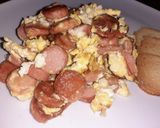Foto del paso 2 de la receta: Huevos Revueltos con Salchicha -Scrambled Eggs with Sausage