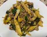 ผัดหน่อไม้หมูสับ วิธีทำสูตร 5 รูป