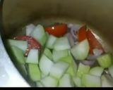 A picture of step 3 of Bottle gourd soup (Lauki soup).