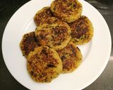 A picture of step 9 of Raw Papaya Kababs.