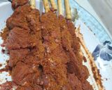 A picture of step 3 of Tsire (suya).