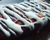 A picture of step 6 of Banana Drizzle cake!!.