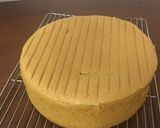 Hình bước làm 4 của món Pandan ogura cake