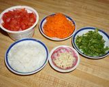 A picture of step 1 of MEXICAN BROWN RICE. JON STYLE.