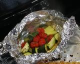 A picture of step 7 of Oven Fried Fish and Grits.