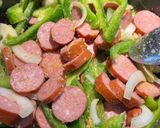 A picture of step 2 of Hash Brown Sausage Hash.