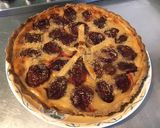 Une image de l'étape 14 de Tarte aux prunes d'ente et fruits confits (pâte brisée sarrasin, prune, épeautre).