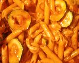 Cukkinis paradicsomos penne recept fázis 5 fotója