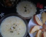 A picture of step 4 of Kesaria sabudana kheer.