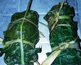 Foto langkah ke 6 dari resep Buntil Daun Pepaya Teri Medan Tanpa Pahit.