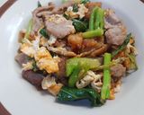 A picture of step 3 of Stir-Fried Rice Noodle Rolls with Soy Sauce (Pad See Ew Sen Kway Teow Lod).