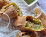 A picture of step 5 of Bharwan Mirchi Pakora.