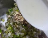 A picture of step 3 of Ranch Dressing Double Aloo Tikki Burger.