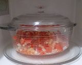 Foto del paso 3 de la receta: Crema de tomate (Horno de microondas)