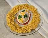 Foto del paso 11 de la receta: 🐰Huevo de Pascua salado 🐰Receta viral #3 🐰Ensalada de atún, verdeo y arroz parboil🐰