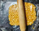 A picture of step 4 of Peanut Chikki.