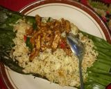 Foto langkah ke 13 dari resep Nasi Bakar Rebon Teri.