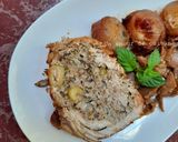 Une image de l'étape 13 de Escalope de dinde farcie aux champignons et oignons caramélisés 🍴.