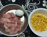 A picture of step 1 of Chicken Shami Kabab.