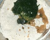 A picture of step 2 of Spinach Namakpare.