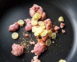 燒烤肉末吐司小塔|吐司早餐變化、氣炸鍋吐司料理的食譜步驟3照片