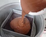 Foto langkah ke 9 dari resep Brownies Kukus Double Layer.