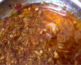 A picture of step 3 of Lehsan Mirch ki chutney.