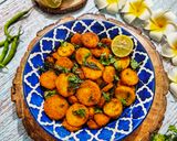 तमिलनाडु स्टाइल क्रिस्पी अरबी फ्राई / क्रिस्पी अरबी रोस्ट रेसिपी चरण 9 फोटो