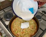 A picture of step 14 of Frieda’s Rhubarb Cake.