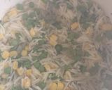 A picture of step 3 of Coriander and Veg Rice with Peppered Lamb Steaks.