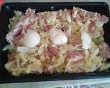 Csontos karaj savanyú káposzta ágyon recept fázis 1 fotója