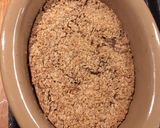 A picture of step 4 of Apple crumble.