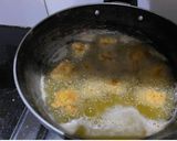 A picture of step 3 of Popcorn chicken.