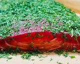 A picture of step 8 of Salmon Gravlax.