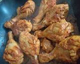 A picture of step 4 of Butter Chicken gravy with drumsticks 😋.