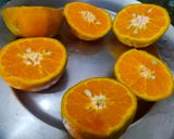 A picture of step 1 of Orange 🍊 juice.