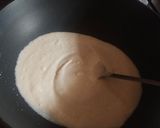 A picture of step 5 of Almond burfi.