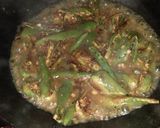 A picture of step 3 of Rajsthani Dahi Mirch.
