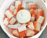 Foto del paso 4 de la receta: Ensaladilla de Merluza y Gamba  blanca de Huelva