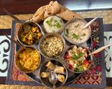 A picture of step 5 of North Indian thali (Lunch).