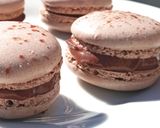 Une image de l'étape 1 de Macarons au chocolat.