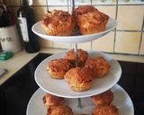 Une image de l'étape 5 de Muffins salés apéritifs au cheddar.
