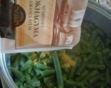 Zöldbabos, sajtos csirke recept fázis 1 fotója
