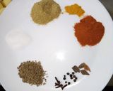 A picture of step 2 of Aloo ki tahari.
