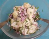 A picture of step 3 of Lebanese Potato Salad With Lemon & Mint.