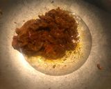 A picture of step 1 of Aloo Matar Masala (Potato Peas curry).