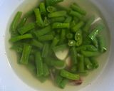 Foto langkah ke 4 dari resep Kacang Panjang Kuah Bening.